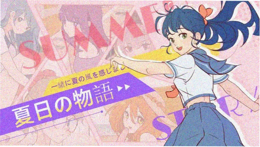漫画咖啡厅危机动漫 主视觉：深夜亮着灯的旧咖啡馆